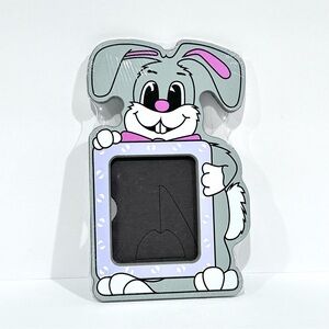 Vintage Yankee Plak Company Bunny Photo Frame 1987